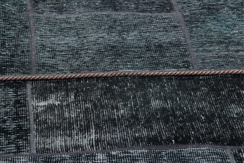 Handknuten Patchworkmatta Ull/Garn Flerfärgad 181x243cm - Patchwork matta - Handvävda mattor