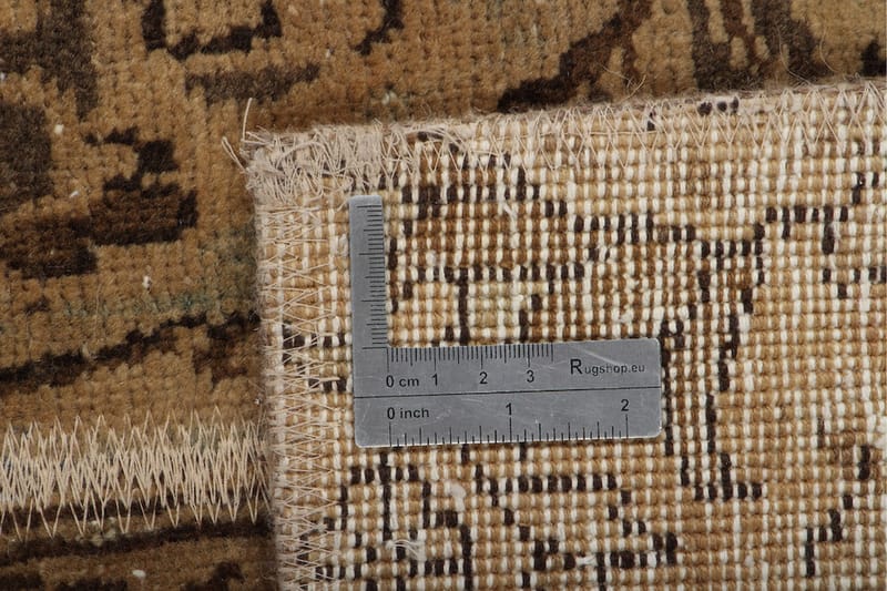 Handknuten Patchworkmatta Ull/Garn Flerfärgad 193x270cm - Patchwork matta - Handvävda mattor