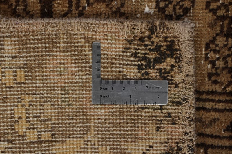 Handknuten Patchworkmatta Ull/Garn Flerfärgad 193x259cm - Patchwork matta - Handvävda mattor