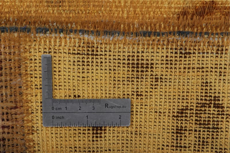 Handknuten Patchworkmatta Ull/Garn Flerfärgad 175x233cm - Patchwork matta - Handvävda mattor