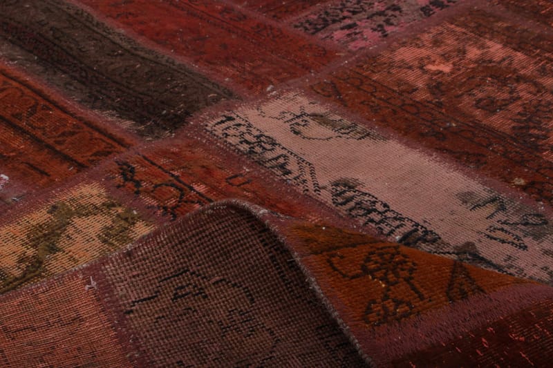 Handknuten Persisk Patchworkmatta 175x240 cm - Flerfärgad - Patchwork matta