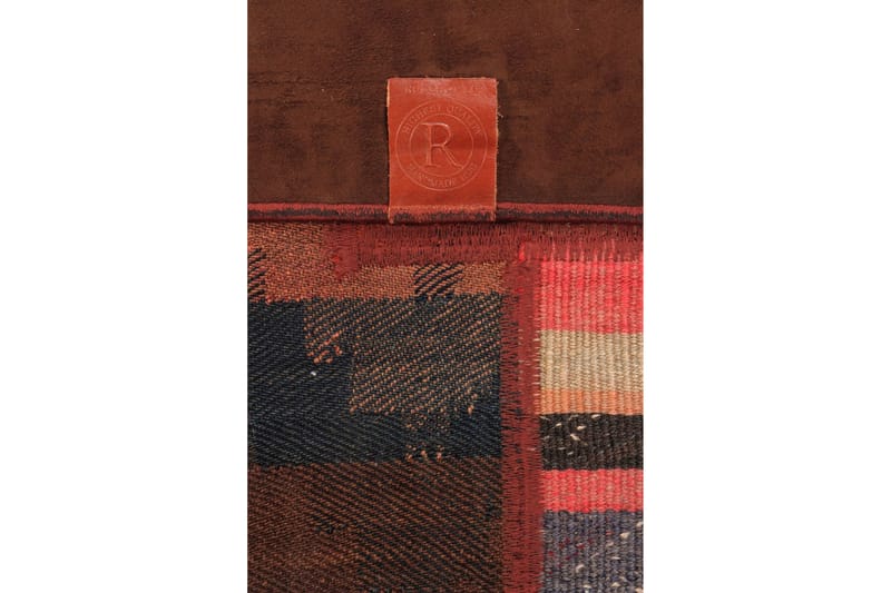 Handknuten Persisk Patchwork Ullmatta 152x202 cm Garn - Flerfärgad - Patchwork matta