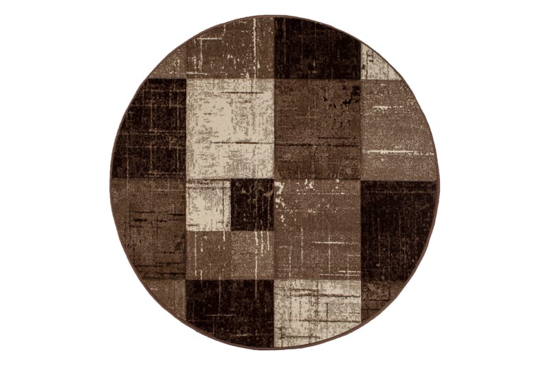 London Square Matta Rund 120 - Nougat - Textil & mattor - Mattor - Modern matta - Wiltonmattor