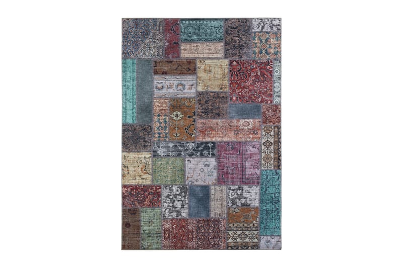 Patchham Patchworkmatta 300x400 cm - Flerfärgad - Patchwork matta - Stora mattor