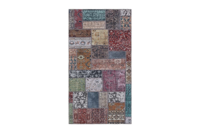 Patchham Patchworkmatta 80x150 cm - Flerfärgad - Patchwork matta - Stora mattor