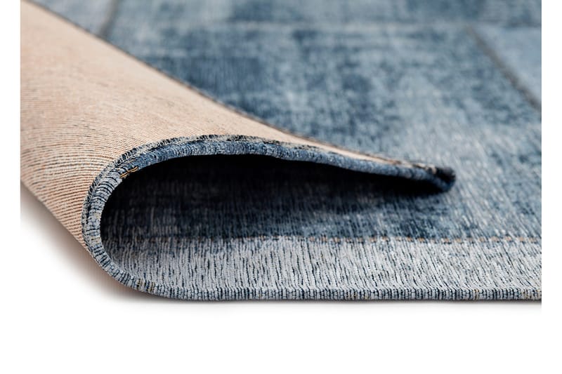 Sassoferrato Matta 80x150 cm - Jeans/Blå - Textil & mattor - Mattor - Orientaliska mattor - Patchwork matta