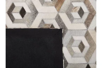 Tavak Matta 140x200 cm - Läder/Beige/Brun - Textil & mattor - Mattor - Orientaliska mattor - Patchwork matta