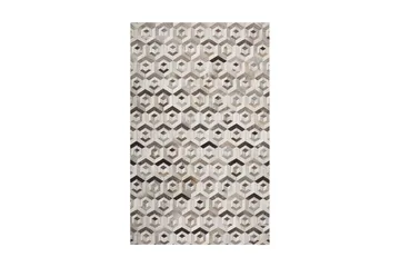 Tavak Matta 140x200 cm - Läder/Beige/Brun - Textil & mattor - Mattor - Orientaliska mattor - Patchwork matta