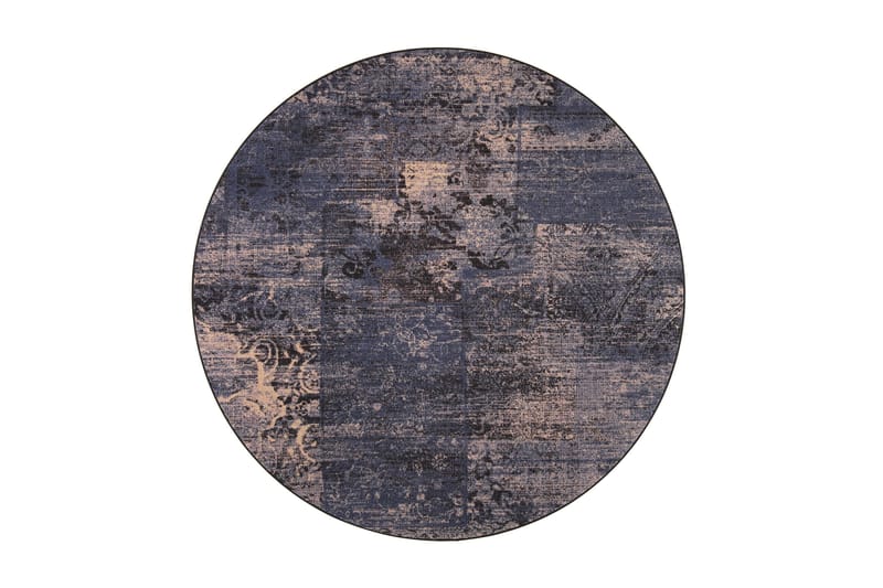 Rustiikki Matta Rund 133 cm Blåvintage - Vm Carpet - Textil & mattor - Mattor - Orientaliska mattor - Persisk matta