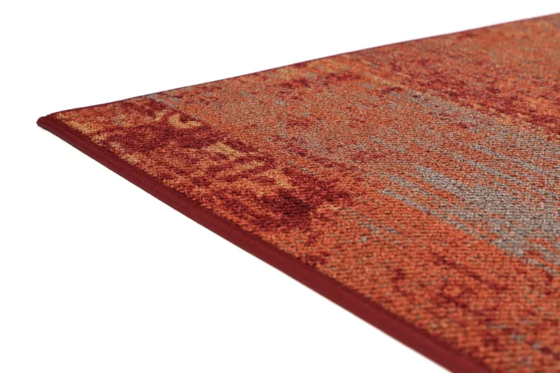 Rustiikki Matta Rund 200 cm Röd-orange - Vm Carpet - Textil & mattor - Mattor - Modern matta - Gångmattor