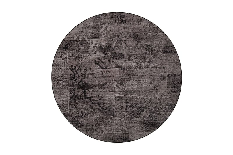 Rustiikki Matta Rund 200 cm Svart - Vm Carpet - Textil & mattor - Mattor - Modern matta - Gångmattor