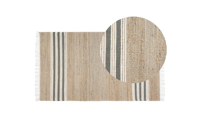 Plattvävd Mirza - Beige, Natur, Grå, Vit - Textil & mattor - Mattor - Flatvävda mattor