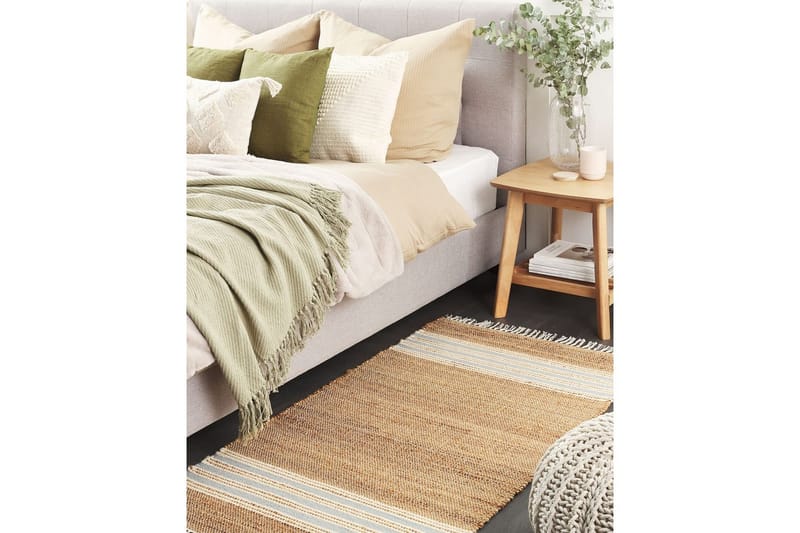 Plattvävd Mirza - Beige, Natur, Vit, Blå - Textil & mattor - Mattor - Flatvävda mattor