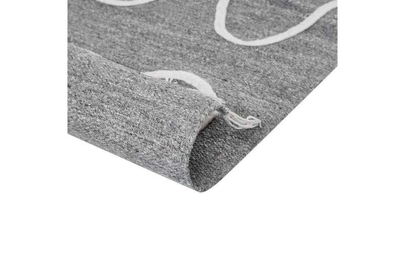 Plattvävd Yavu - Grå, vit, 80x150 cm - Textil & mattor - Mattor - Utomhusmattor