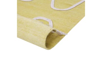 Plattvävd Yavu - Gul, 80x150 cm - Textil & mattor - Mattor - Utomhusmattor - Balkongmatta & altanmatta