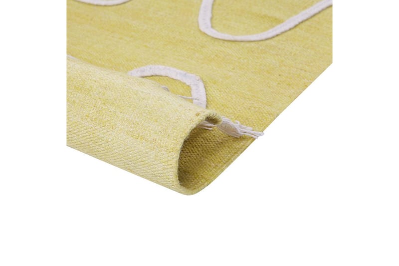 Plattvävd Yavu - Gul, 80x150 cm - Textil & mattor - Mattor - Utomhusmattor
