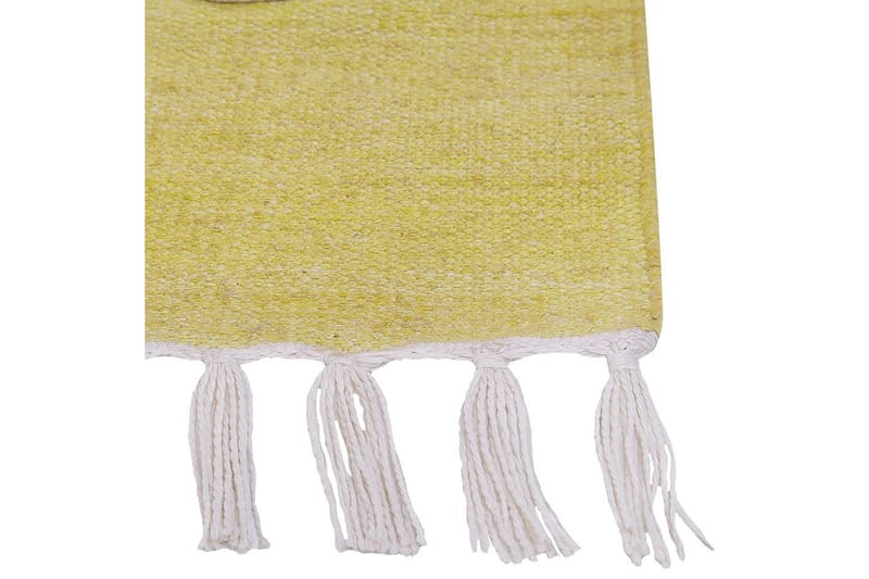 Plattvävd Yavu - Gul, 80x150 cm - Textil & mattor - Mattor - Utomhusmattor