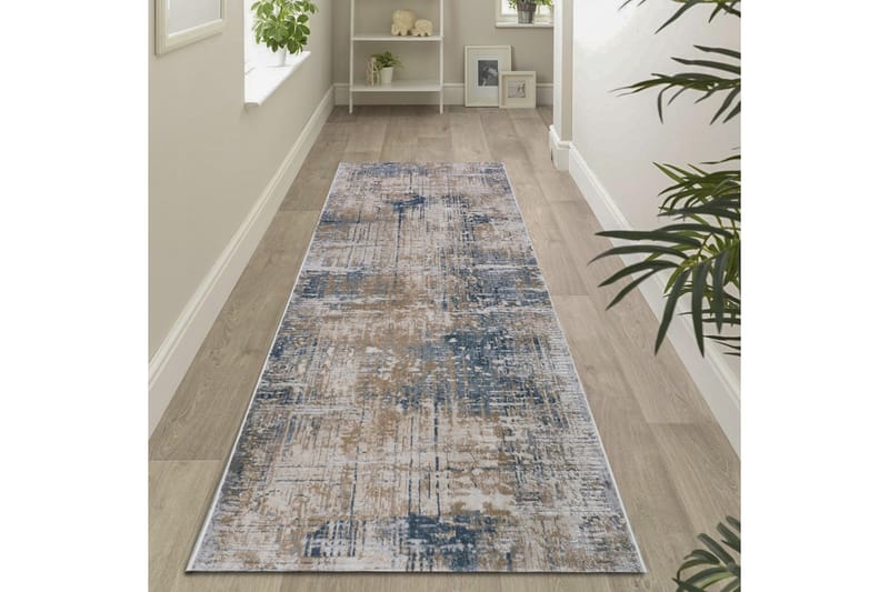 Akhun Entrematta 80x200 cm - Blå - Textil & mattor - Mattor - Små mattor