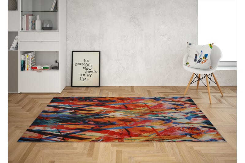 Bijhan Entrematta 80x200 cm - Flerfärgad - Dörrmatta & hallmatta - Små mattor