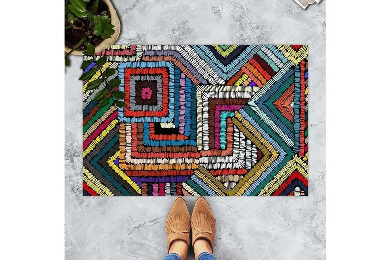 Chilai Dörrmatta 45x70 cm - PVC/Multifärgad - Textil & mattor - Mattor - Små mattor