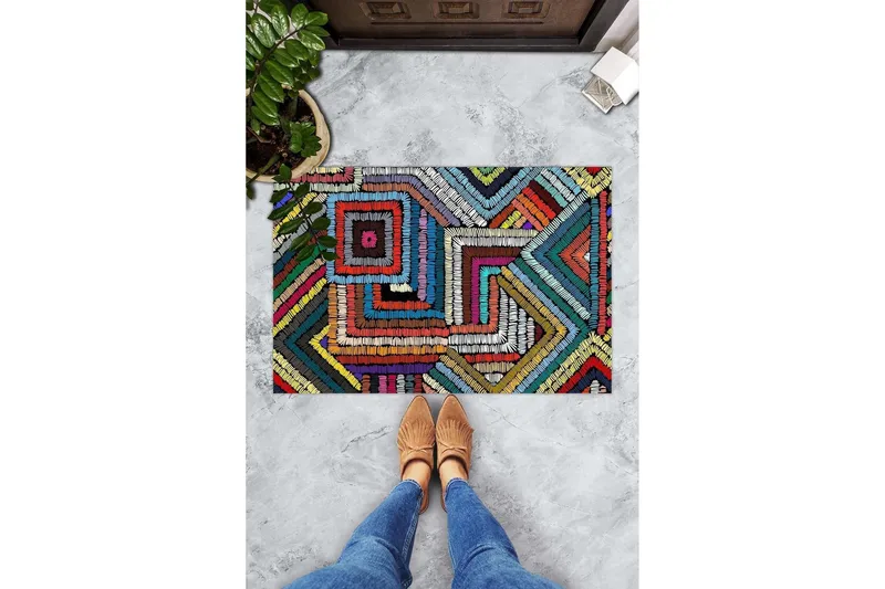Chilai Dörrmatta 45x70 cm - PVC/Multifärgad - Textil & mattor - Mattor - Små mattor