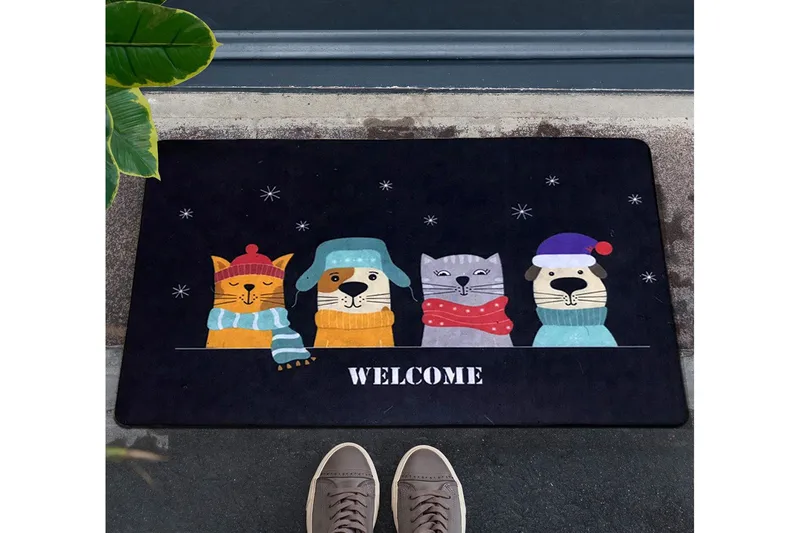 Chilai Dörrmatta 45x70 cm, PVC/Multifärgad