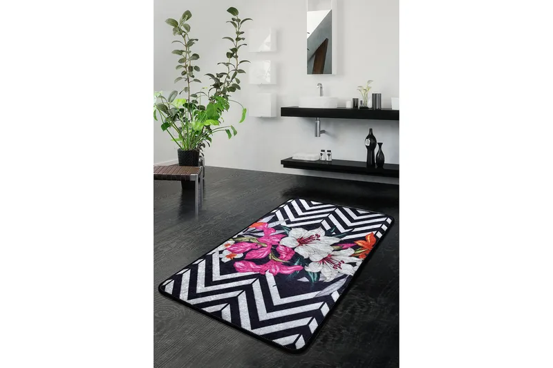 Durriken Matta 60x90 cm - Flerfärgad/Sammet - Textil & mattor - Mattor - Små mattor