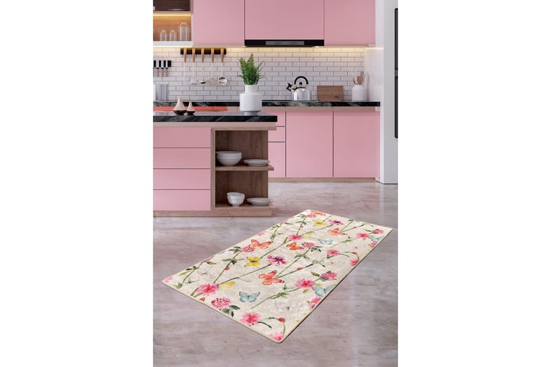 Fikret Entrematta 80x200 cm - Flerfärgad/Sammet - Textil & mattor - Mattor - Små mattor