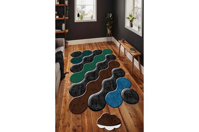 Homefesto Matta 60x100 cm - Multifärgad - Textil & mattor - Mattor - Små mattor