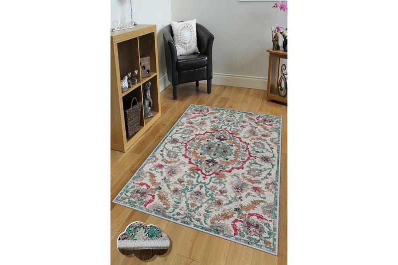 Homefesto Matta 60x100 cm - Multifärgad - Textil & mattor - Mattor - Modern matta - Wiltonmattor