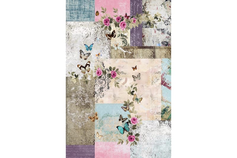 Homefesto Matta 80x150 cm - Multifärgad - Textil & mattor - Mattor - Modern matta - Wiltonmattor