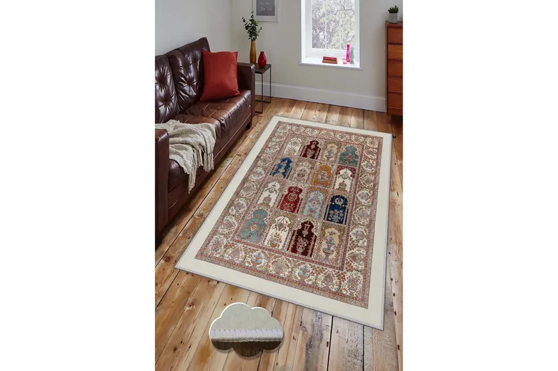 Homefesto Matta 80x150 cm - Multifärgad - Textil & mattor - Mattor - Modern matta - Wiltonmattor