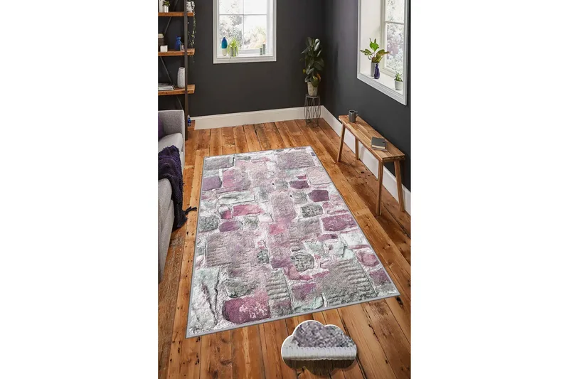 Homefesto Matta 80x200 cm - Multifärgad - Textil & mattor - Mattor - Modern matta - Wiltonmattor