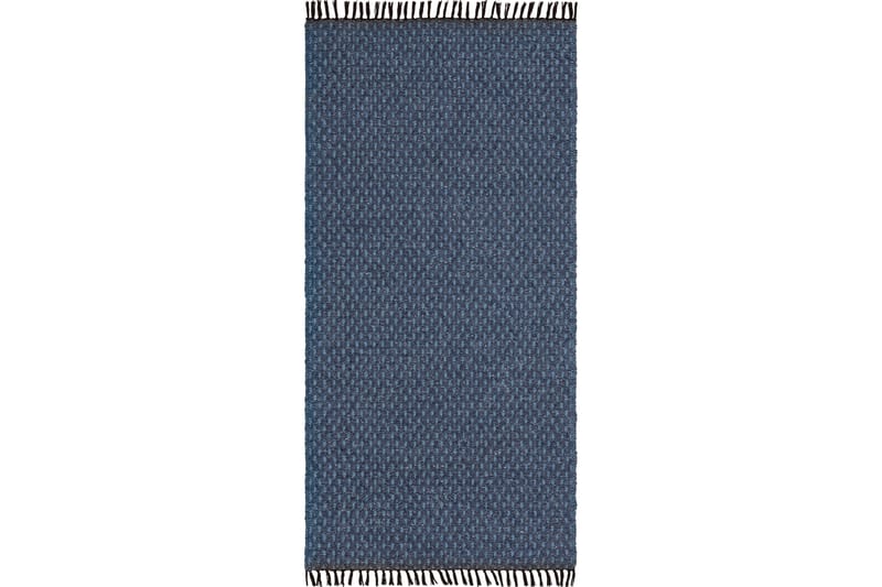 Julie Bomullsmatta 70x400 cm Blå - Horredsmattan - Textil & mattor - Mattor - Små mattor