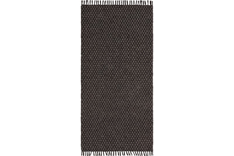 Julie Bomullsmatta 70x400 cm Svart - Horredsmattan - Textil & mattor - Mattor - Små mattor