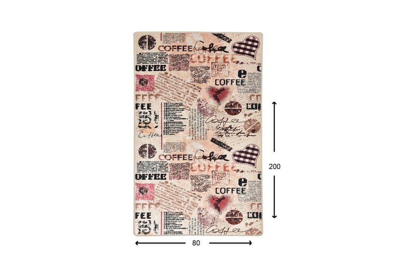 Kouhii Entrematta 80x200 cm - Flerfärgad/Sammet - Textil & mattor - Mattor - Små mattor