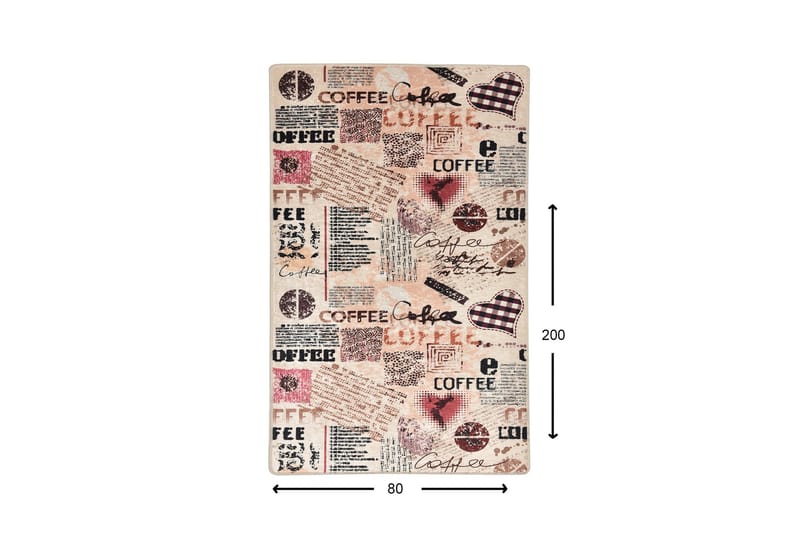 Kouhii Entrematta 80x200 cm - Flerfärgad/Sammet - Textil & mattor - Mattor - Små mattor