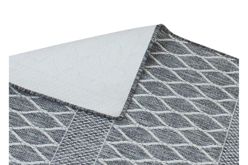 Madrid Bell Flatvävd Matta 133x190 - Grå/Vit - Textil & mattor - Mattor - Flatvävda mattor