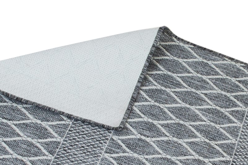 Madrid Bell Flatvävd Matta 160x230 - Grå/Vit - Textil & mattor - Mattor - Flatvävda mattor