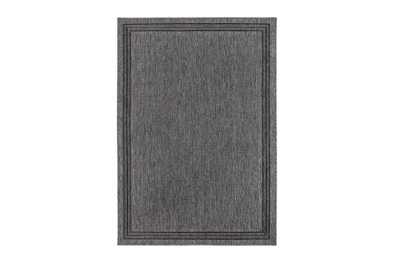 Madrid Frame Matta 133x190 cm Flatvävd - Antracit - Textil & mattor - Mattor - Flatvävda mattor