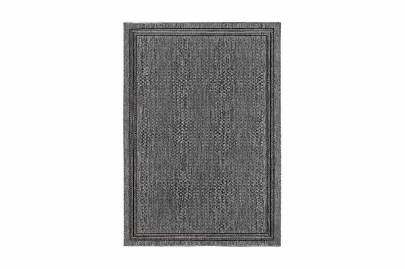 Madrid Frame Matta 160x230 cm Flatvävd - Antracit - Textil & mattor - Mattor - Flatvävda mattor