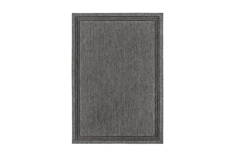Madrid Frame Matta 200x285 cm Flatvävd - Antracit - Textil & mattor - Mattor - Flatvävda mattor