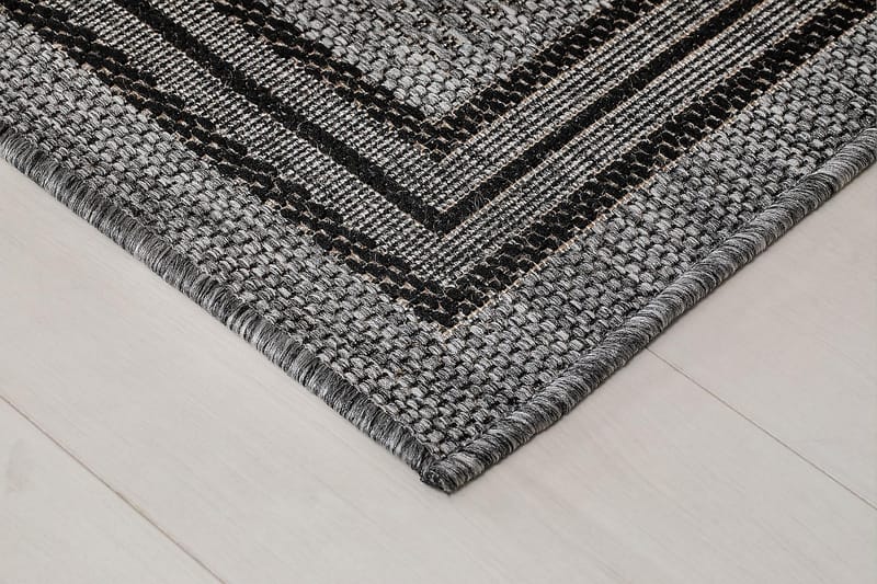 Madrid Frame Matta 80x150 cm Flatvävd - Antracit - Textil & mattor - Mattor - Flatvävda mattor