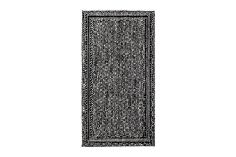 Madrid Frame Matta 80x340 cm Flatvävd, Antracit
