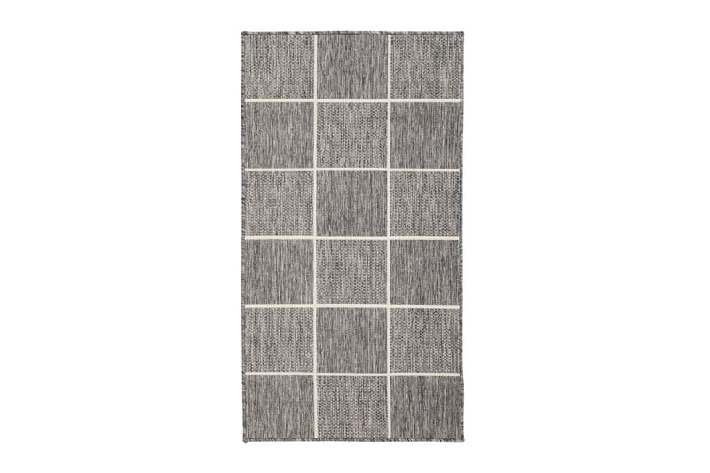 Madrid Square Flatvävd Matta 80x150 - Grå/Vit - Textil & mattor - Mattor - Flatvävda mattor