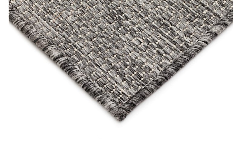 Madrid Square Flatvävd Matta 80x240 - Grå/Vit - Textil & mattor - Mattor - Små mattor