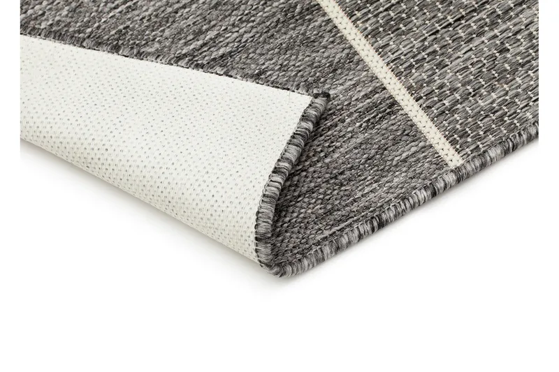 Madrid Square Flatvävd Matta 80x240 - Grå/Vit - Textil & mattor - Mattor - Små mattor