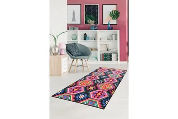 Magaria Entrematta 80x200 cm - Flerfärgad/Sammet - Textil & mattor - Mattor - Små mattor