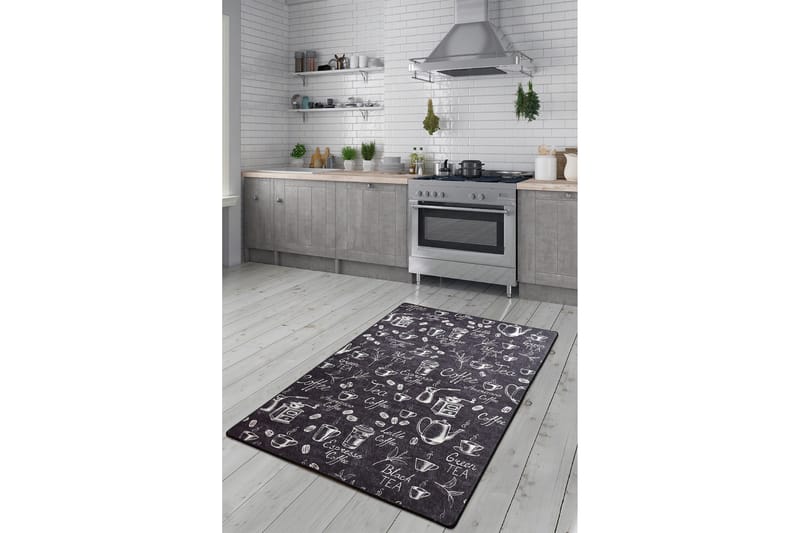 Mikino Entrematta 60x140 cm - Svart/Sammet - Textil & mattor - Mattor - Små mattor