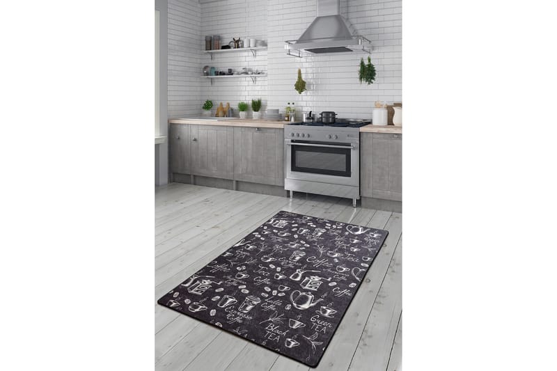 Mikino Entrematta 80x200 cm - Svart/Sammet - Textil & mattor - Mattor - Små mattor